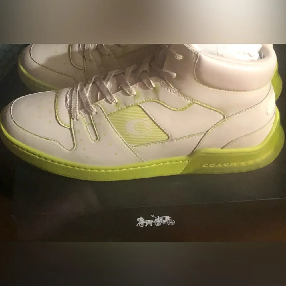 Coach Citysole High Top Sneaker With Trompe L'oeil BNWT💎 - Picture 6 of 11